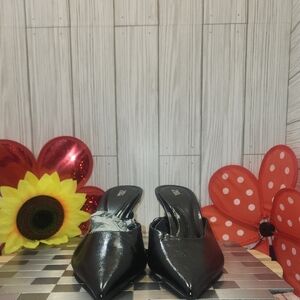 Zara Black Pointed Toe Heels